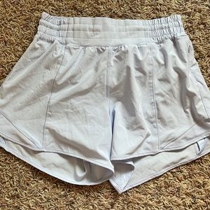 Lululemon light blue hottie hot high rise 4in